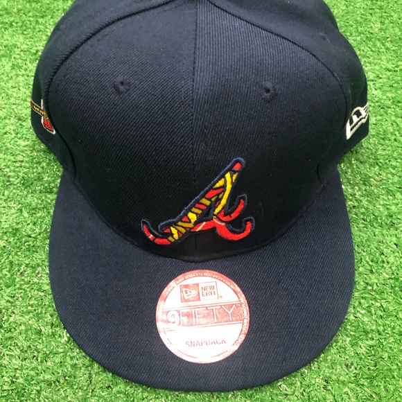 New Era Other - New Era 9Fifty 2021 Atlanta Braves Spring Training Blue/Red/White Snapback Hat